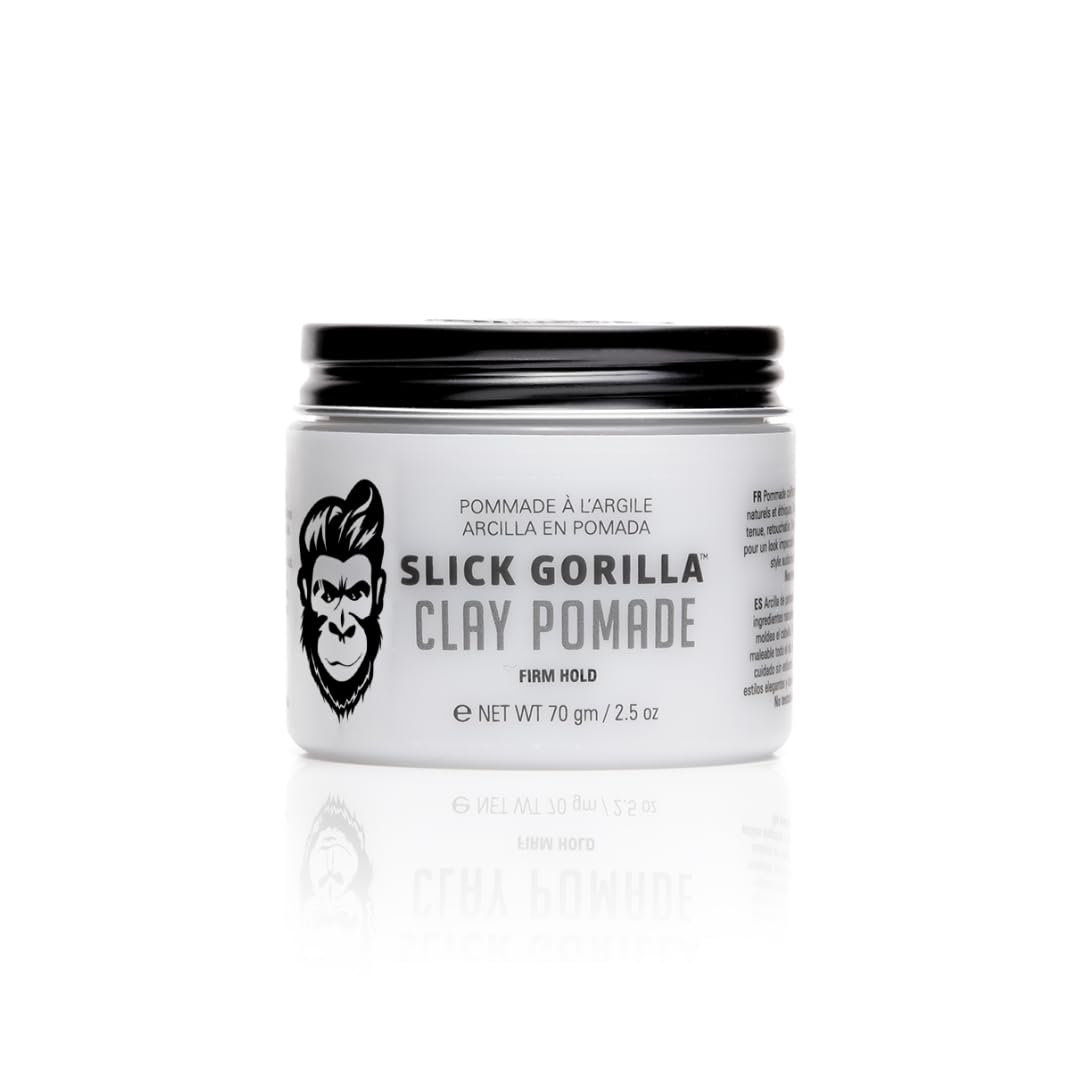 Slick Gorilla Firm Hold Clay Pomade for Men | 2.5 Oz |