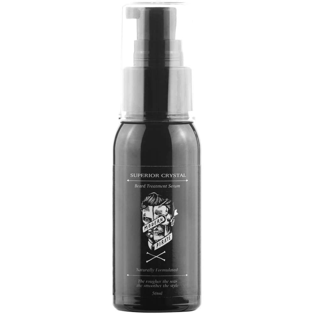 Modern Pirate Beard & Hair Serum Smoothing Treatment with Antioxidants & Nutrient Rich Natural Oils, 1.69 Oz