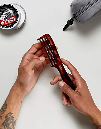 Uppercut Deluxe CT9 Tortoise Styling Comb - Minimal Static, Flexible - Slick & Destroy