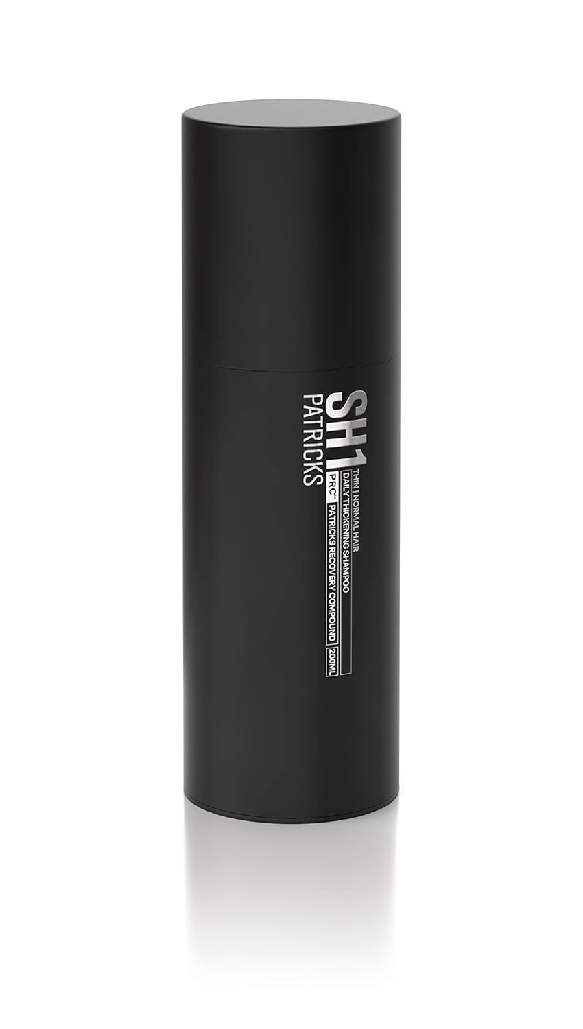 Patricks | SH1 Thickening Shampoo for Hair Loss in Men | DHT Blocker | Includes Protein & Other Powerful Ingredients to Support Hair Growth & Care | for Mild to Moderate Hair Loss | 200Ml