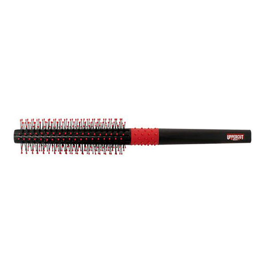 Uppercut Deluxe Quiff Roller, Non-Slip All Hair Hairbrush for Unisex Adult, Black & Red