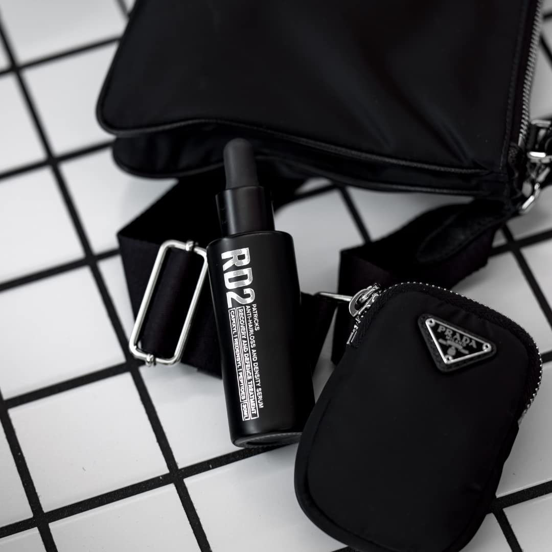 Patricks | RD2 Hair Loss Serum for Men | DHT Blocker | Hair Growth Oil for Thicker Fuller Hair & Scalp Care | Regrowth Stimulator | for Mild to Advanced Hair Loss | 1 Oz