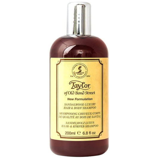 Taylor of Old Bond Street Sandalwood Hair & Body Shampoo, 6.8 Oz