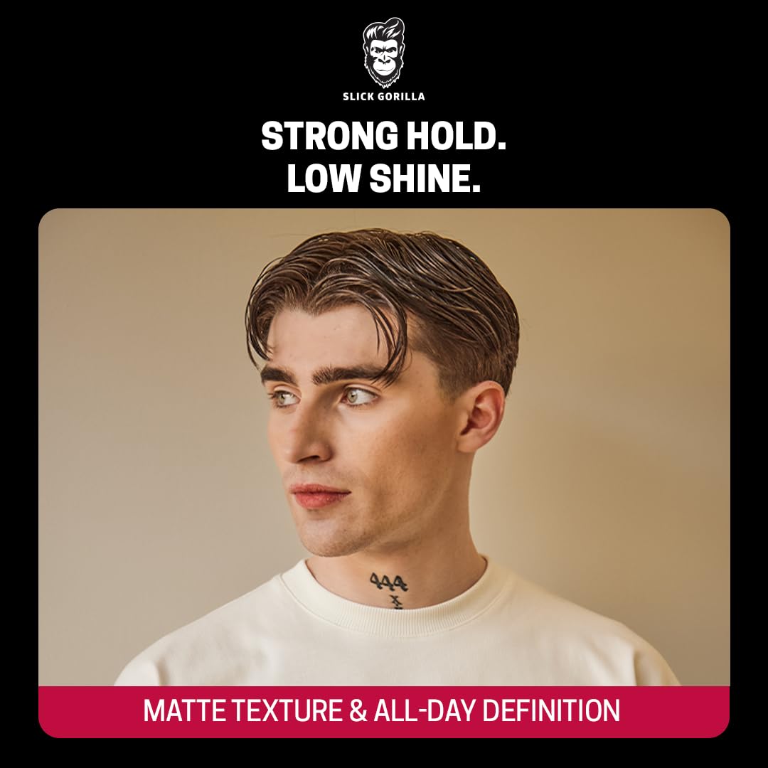 Slick Gorilla Firm Hold Clay Pomade for Men | 2.5 Oz |