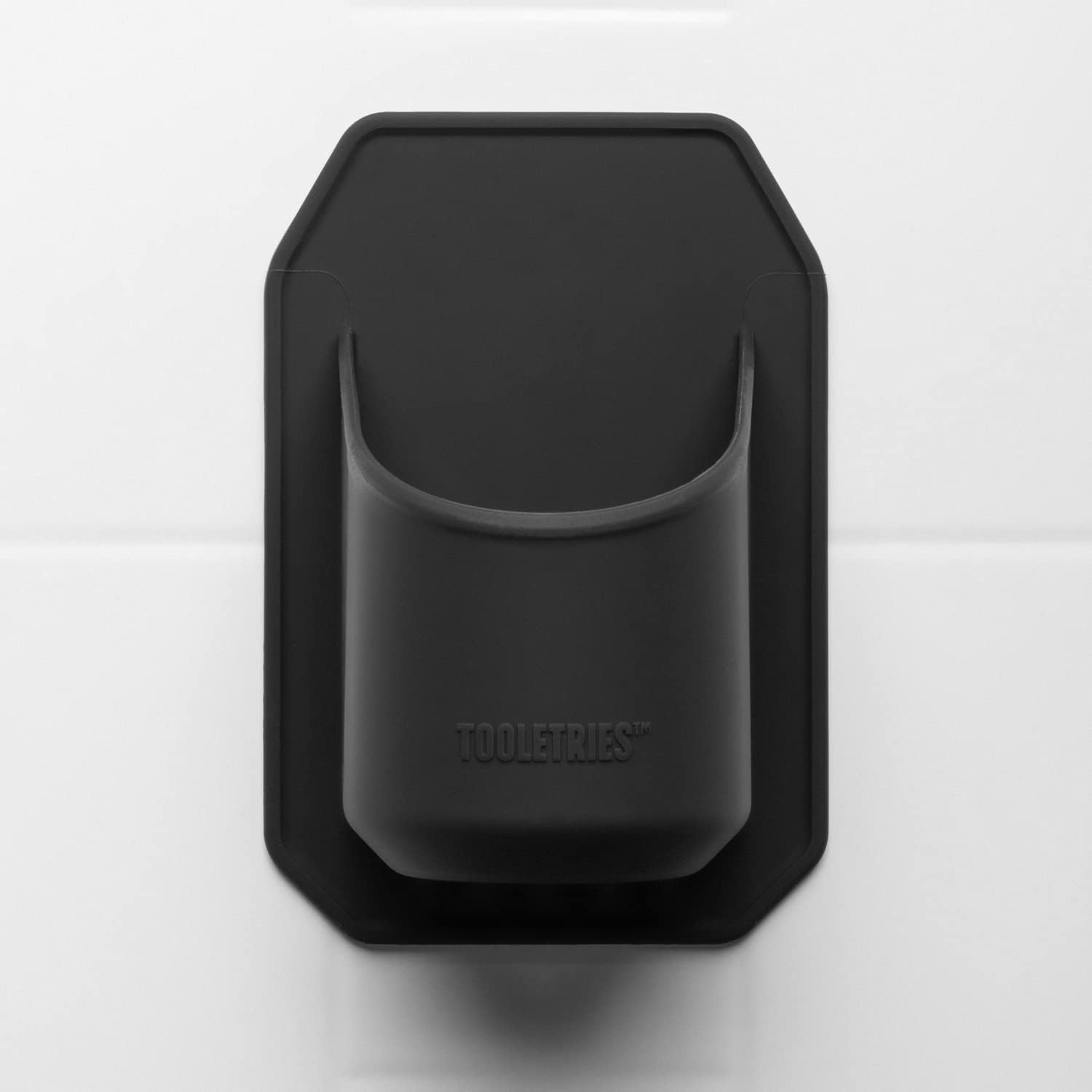 Tooletries Shower Drink Holder - 100% Silicone Can Holder for Beer or Soda - Bathroom Accessory - Silicone-Grip Technology, No Adhesive Needed - in Partnership with 30 Watt - Charcoal