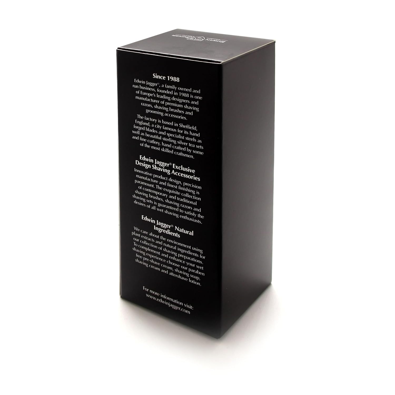 81SB586 Simulated Ebony Pure Badger Hair Shaving Brush with Nickel Plated Collar and End Capâ