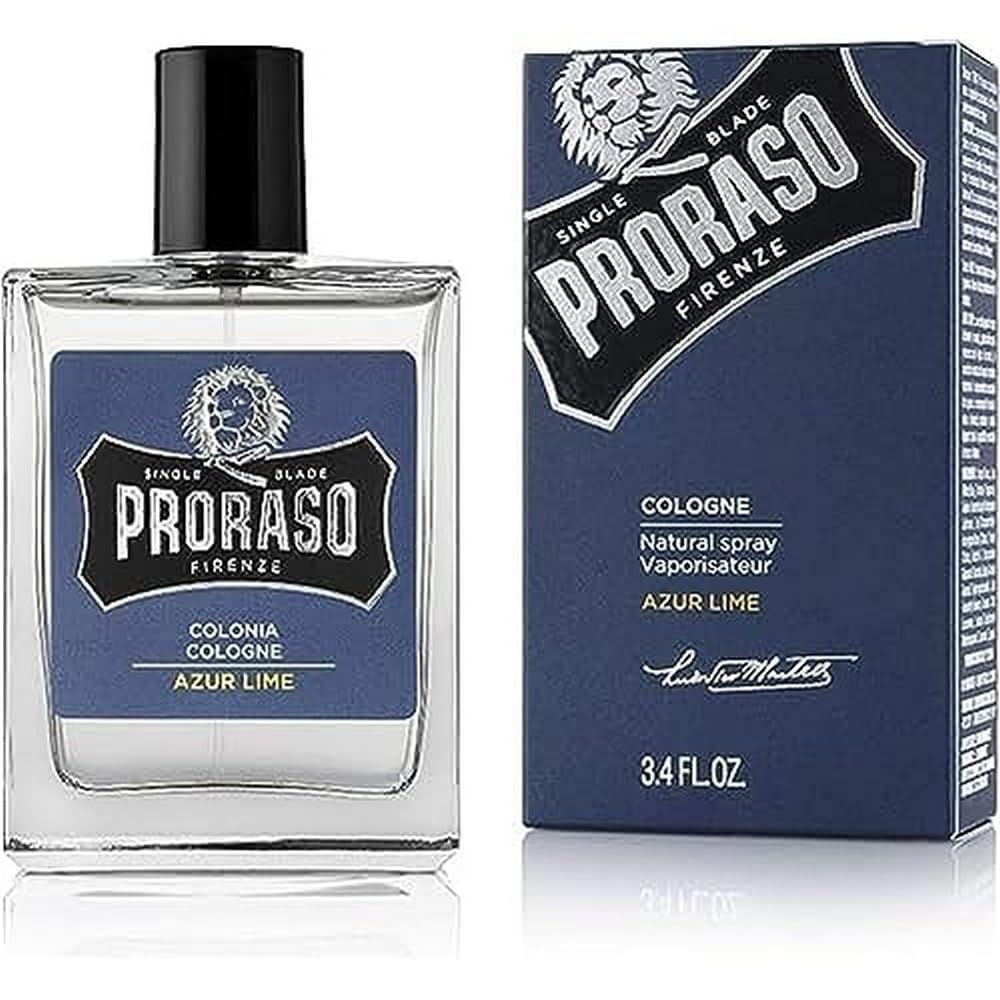 Proraso Eau De Cologne, Azur Lime, 3.4 Fl Oz