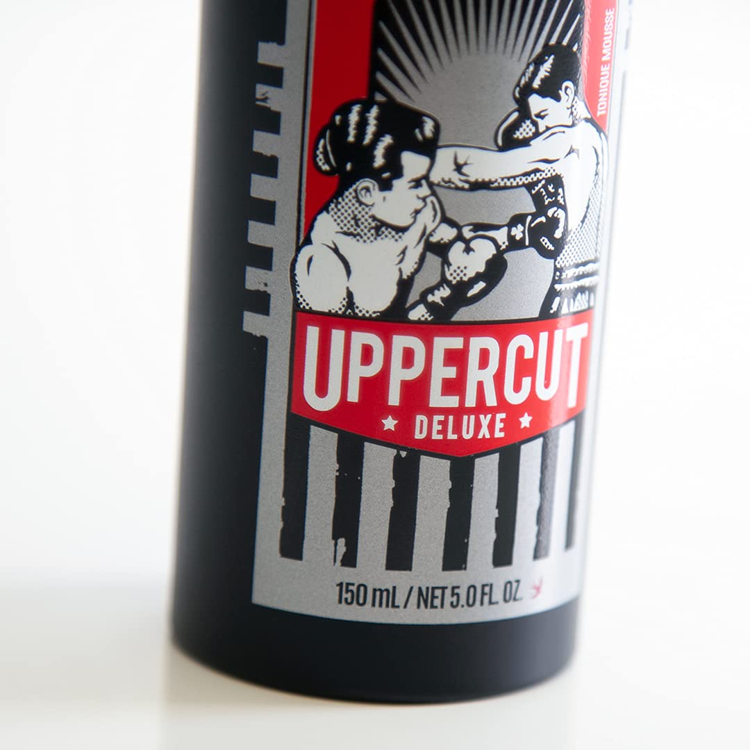 Uppercut Deluxe Styling Foam Tonic, Light Hold, Low Shine, 5 Fl. Oz.