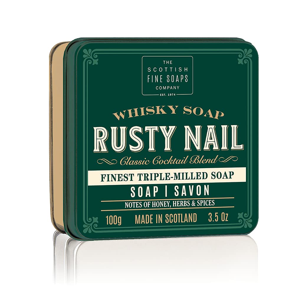 The Scottish Fine Soaps Company Scottish Soap Soap in a Tin Rusty Nail