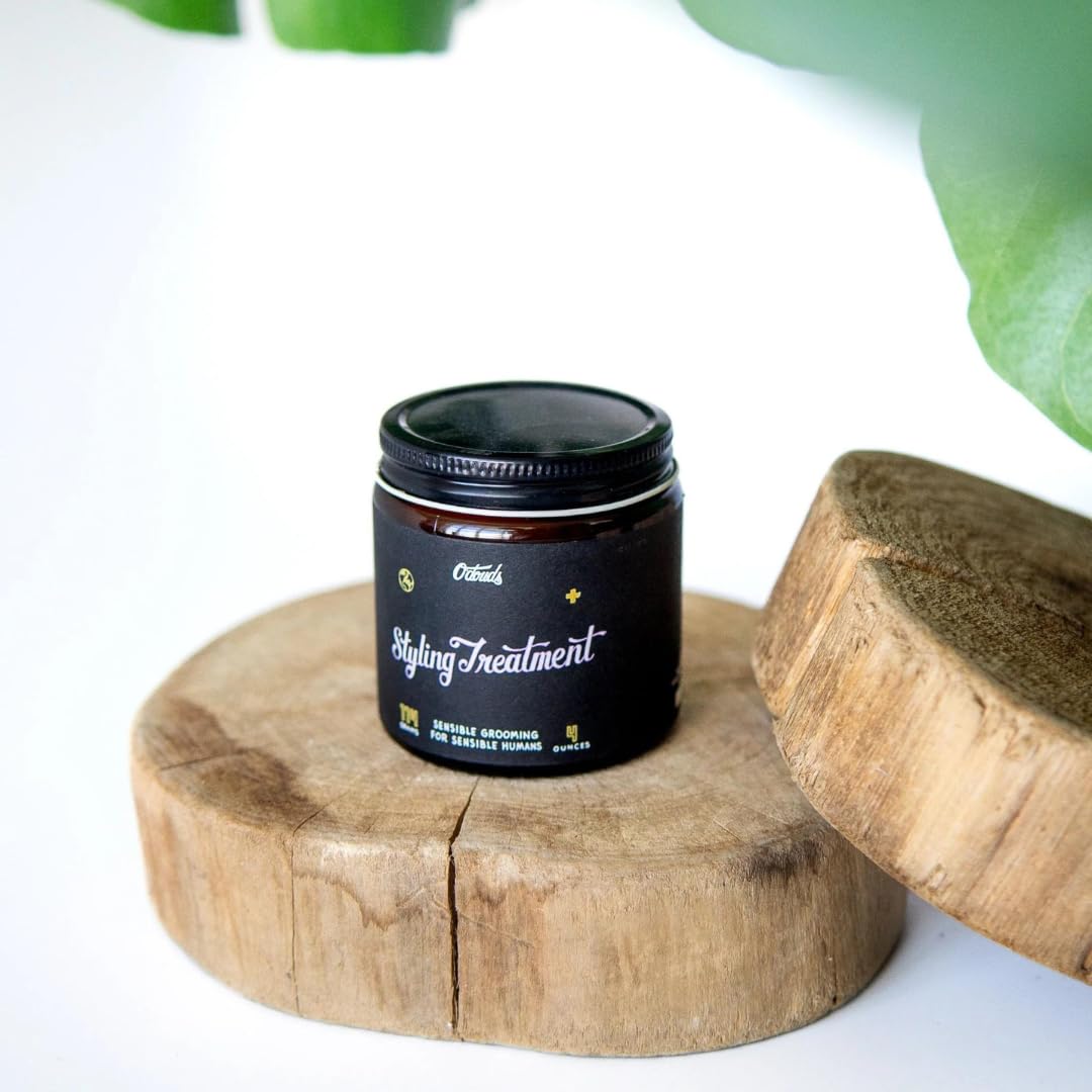 O'Douds Styling Treatment Hair Cream - Texturizing Cream - Medium Hold, Natural Shine - Manageable, Relaxed, Textured & Natural Styles - Lavender & Peppermint Scent, 4 Oz