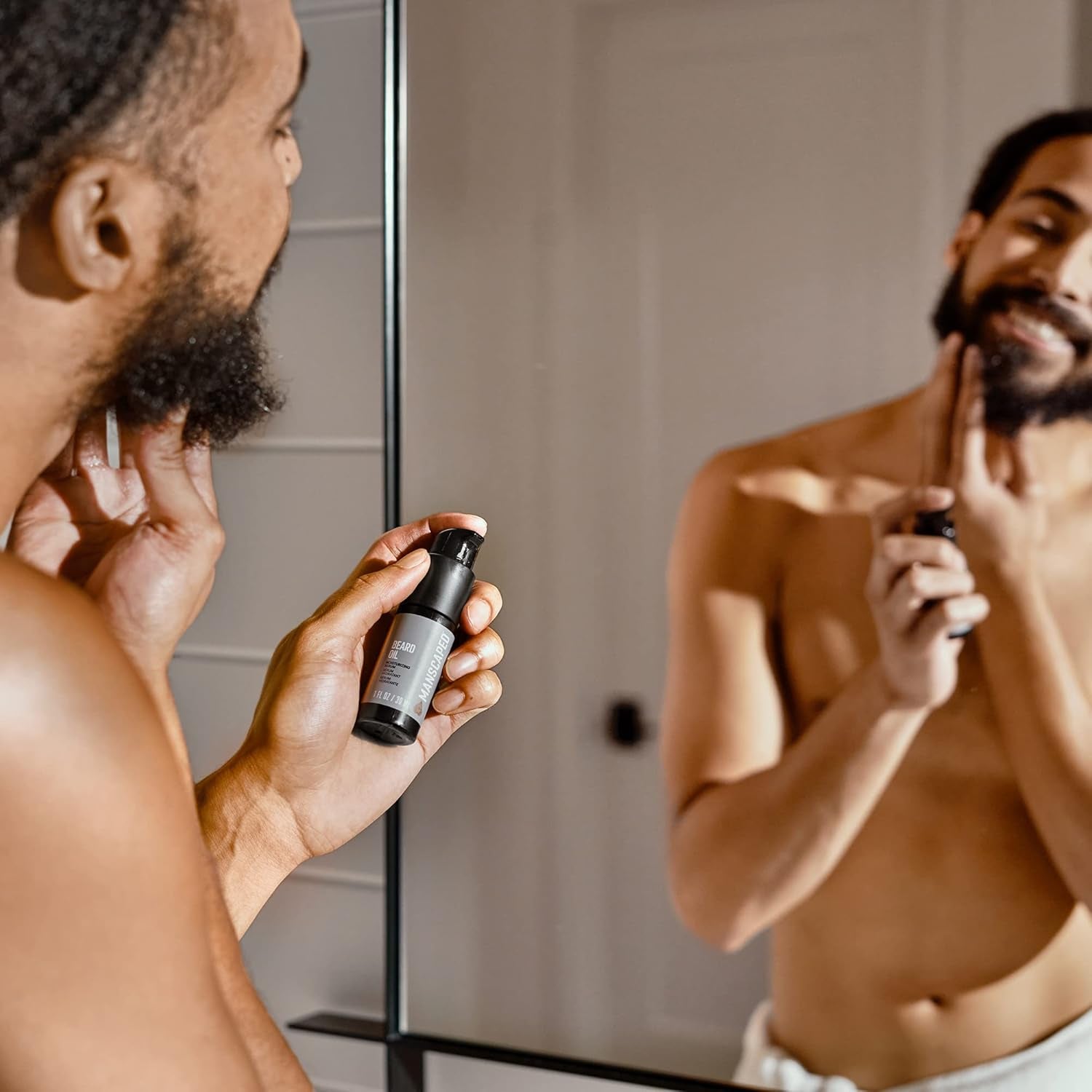 MANSCAPED® the Beard Hedger® Advanced Kit Includes Our Premium Precision Beard & Mustache Trimmer, Hydrating Shampoo, Softening Conditioner, Moisturizing Oil & Facial Hair Comb