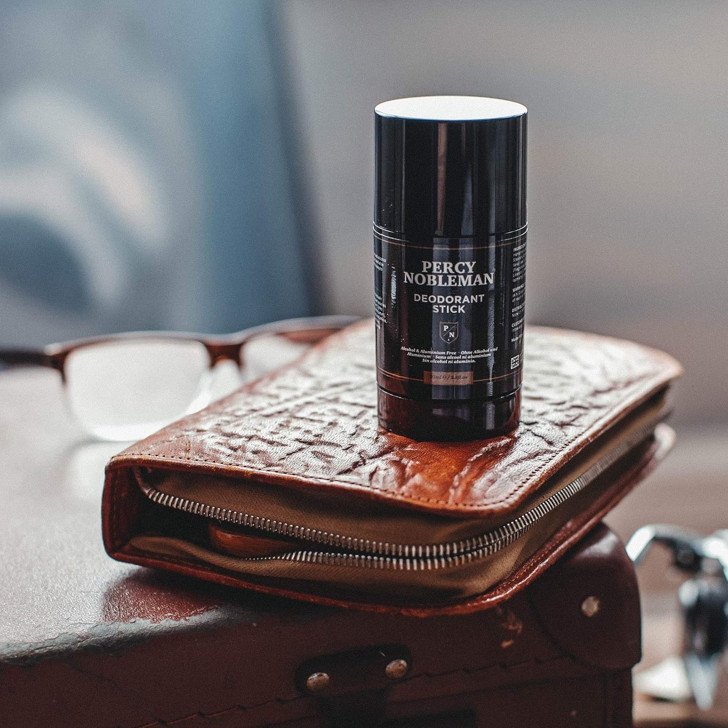 Percy Nobleman Natural Deodorant Stick - Signature Scented Men'S Deodorant with Aloe Vera and Witch Hazel Blend. Aluminium Free 75Ml