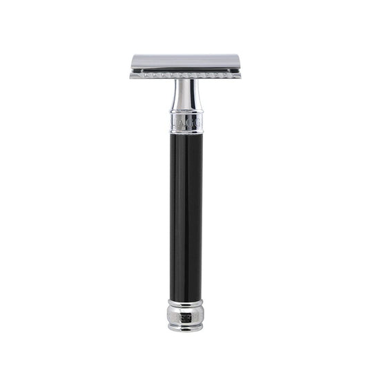 Edwin Jagger DE86 Black DE Safety Razor (Long)