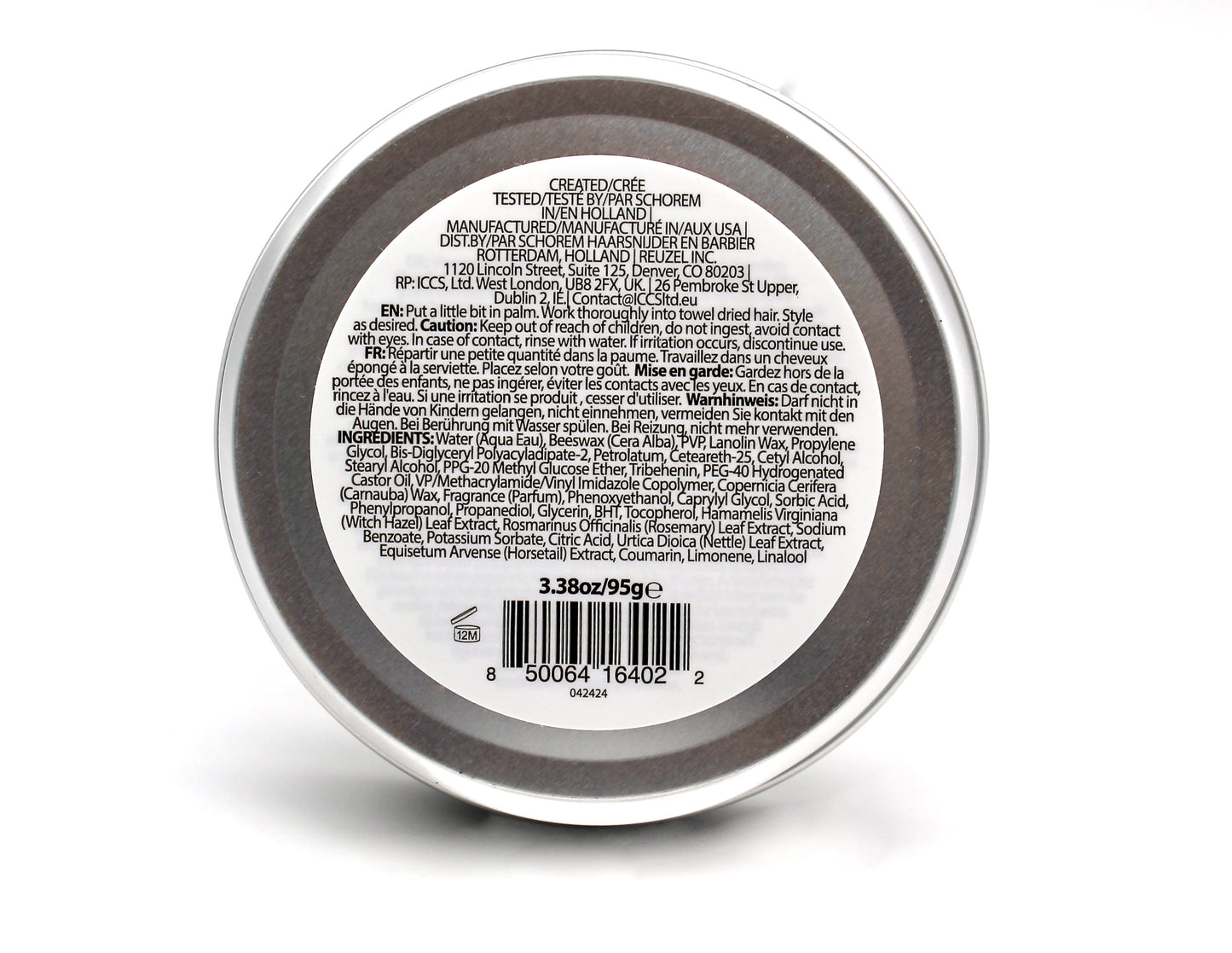 Reuzel Extreme Hold Matte Pomade 3.38 Oz