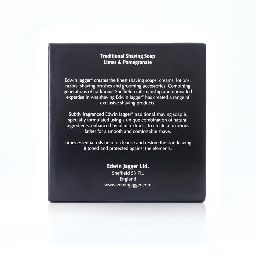 Limes & Pomegranate 99.9% Natural Traditional Shaving Soap 2.3 Oz Refill