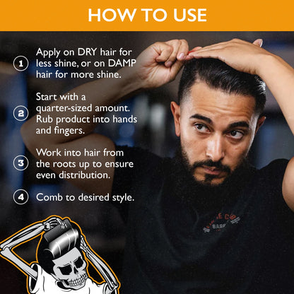 Original Hold Pomade, for All Hair Types, Medium Hold, Men, 4 Oz