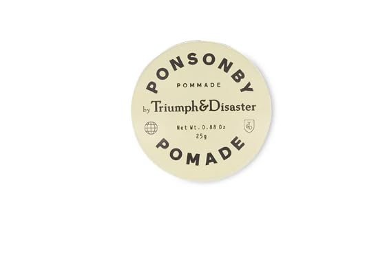 Triumph & Disaster Ponsonby Pomade – Medium Hold Hair Wax for Men and Women, High Shine, Non-Greasy Finish, 95G – Fine to Thick Hair