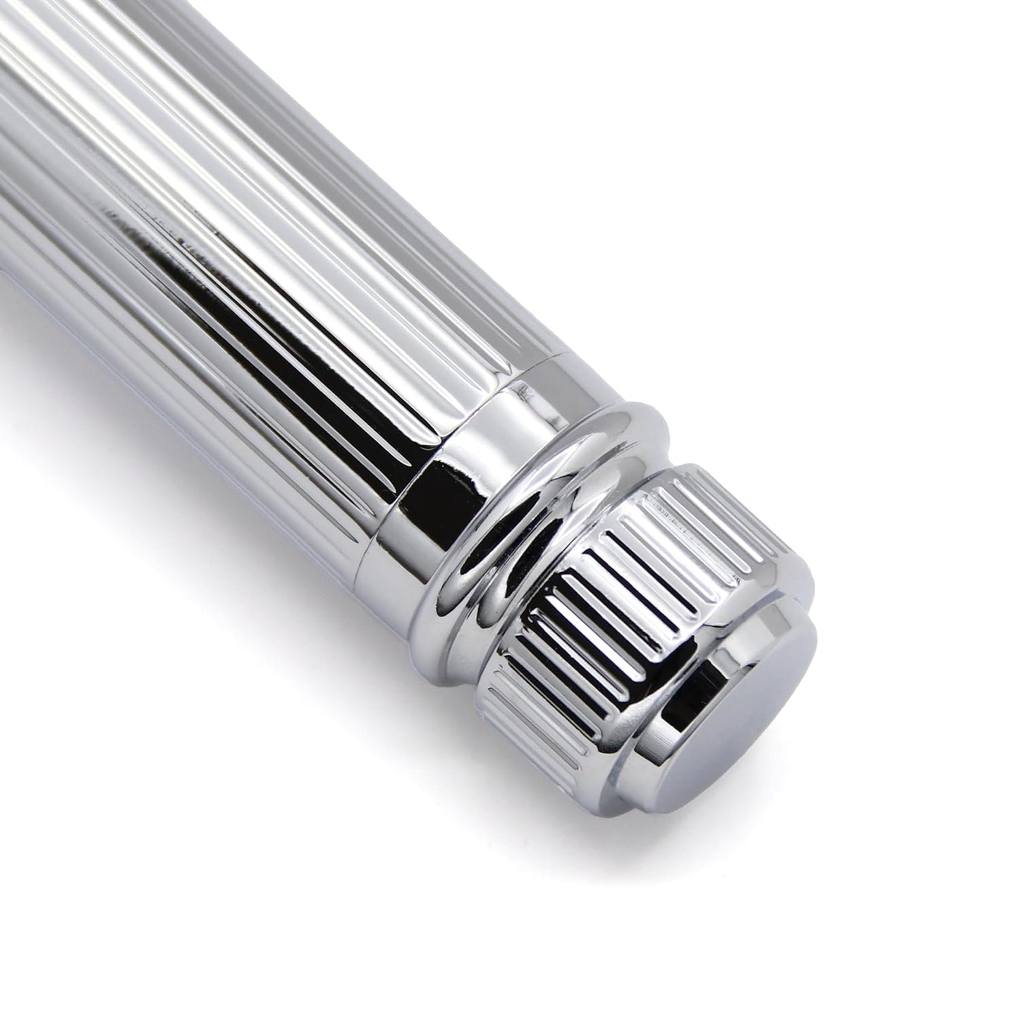 Edwin Jagger DES89LBLAMZ Classic Long Handled Double Edge Manual Eco-Friendly and Reusable Safety Razor for Men and Women for Shaving cream or Soap Fits All DE Razor Blades (Lined)