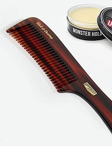 Uppercut Deluxe CT9 Tortoise Styling Comb - Minimal Static, Flexible - Slick & Destroy