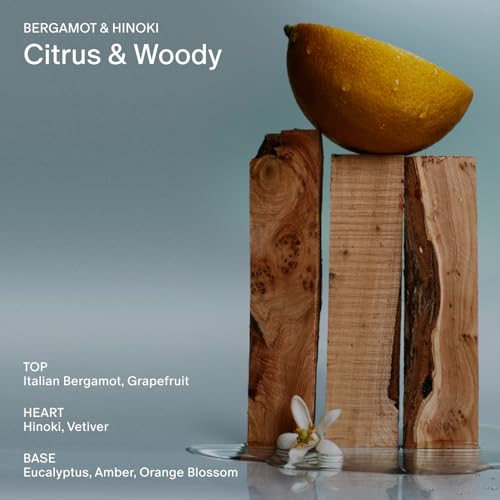 Salt & Stone Deodorant | Extra Strength Natural Deodorant for Women & Men | Aluminum Free with Seaweed Extracts, Shea Butter & Probiotics (Bergamot & Hinoki)