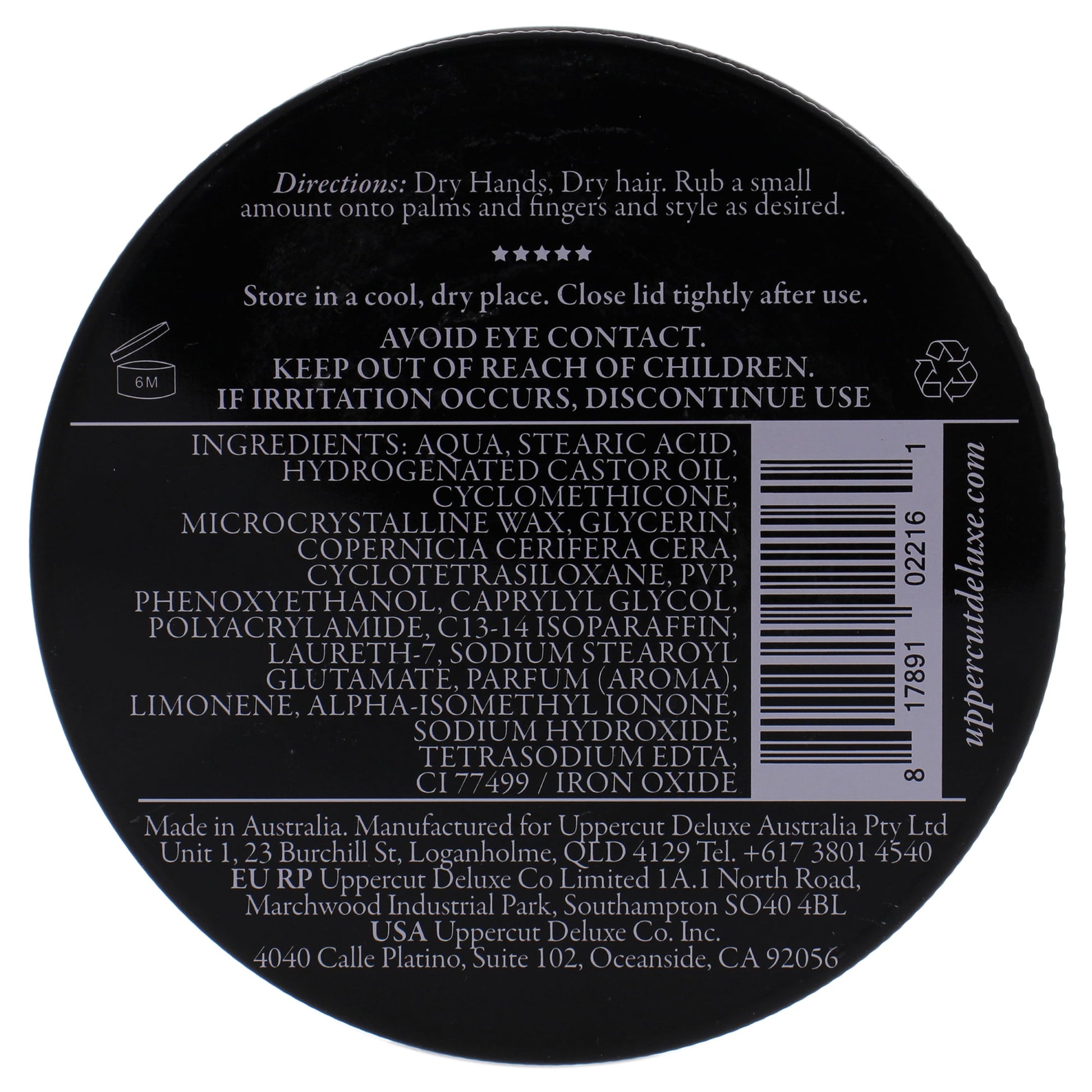 Uppercut Deluxe Easy Hold - 3.1 Oz Paste