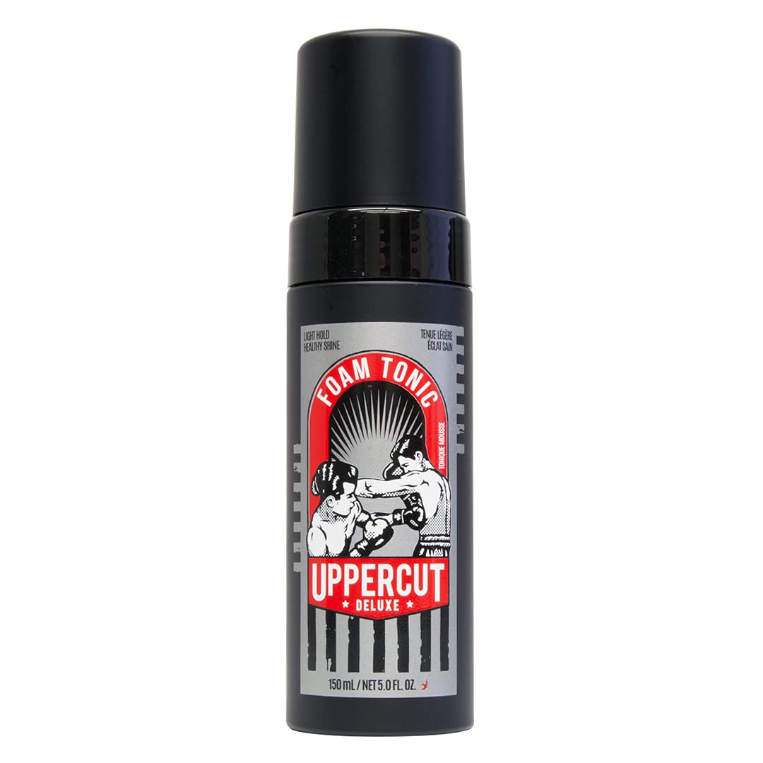 Uppercut Deluxe Styling Foam Tonic, Light Hold, Low Shine, 5 Fl. Oz.
