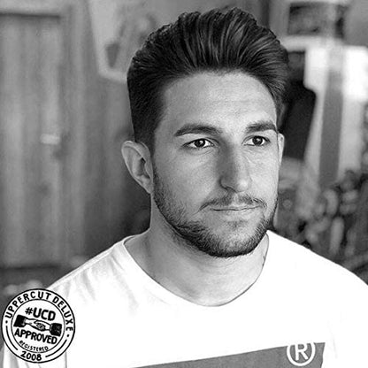 Uppercut Deluxe Quiff Roller, Non-Slip All Hair Hairbrush for Unisex Adult, Black & Red