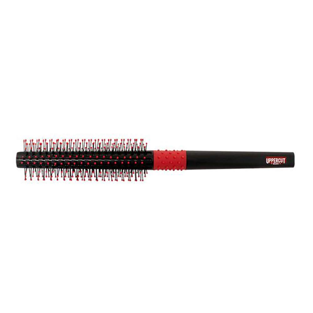 Uppercut Deluxe Quiff Roller, Non-Slip All Hair Hairbrush for Unisex Adult, Black & Red