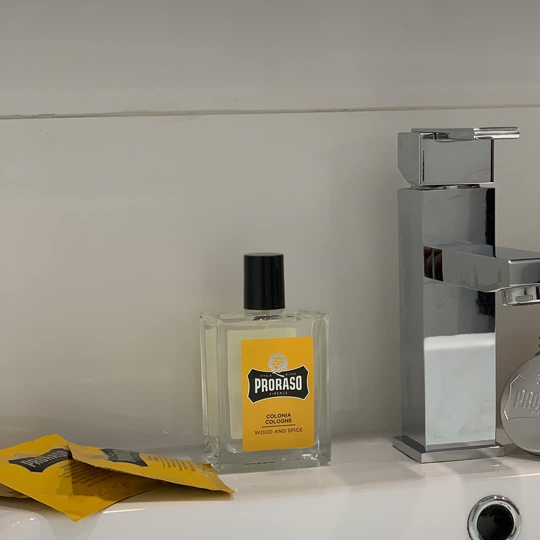 Proraso Cologne, Wood & Spice, 3.4 Fl Oz