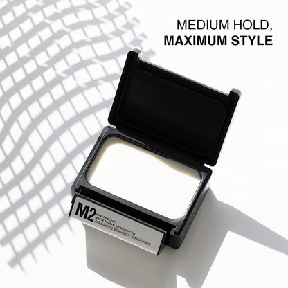 Patricks | M2 Matte Pomade | Medium Hold Hair Styling for Men | Normal to Thick Hair Control | Travel Size | 75G