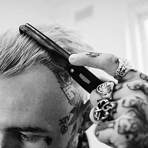 Uppercut Deluxe CT7 Flip Pocket Sized Comb, Tortoise Shell