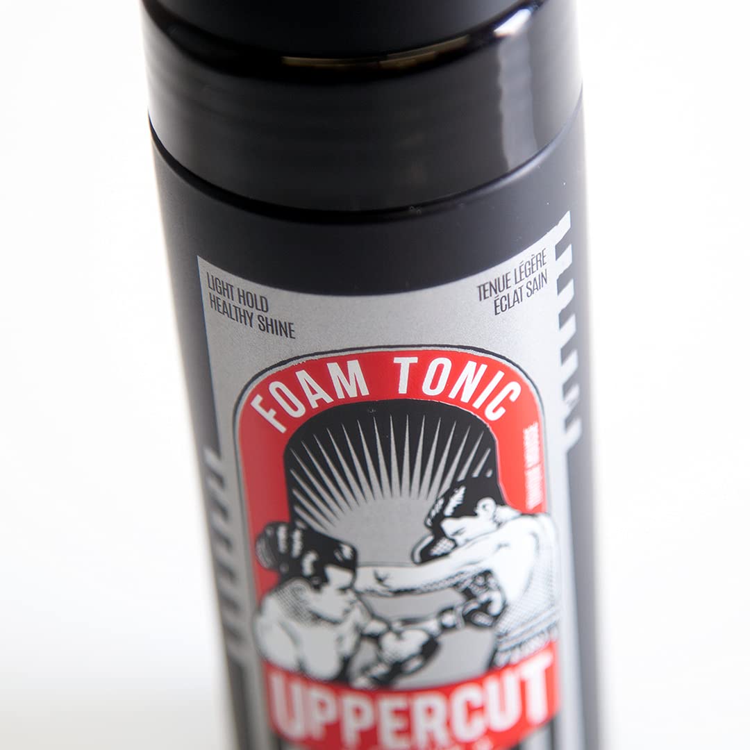 Uppercut Deluxe Styling Foam Tonic, Light Hold, Low Shine, 5 Fl. Oz.