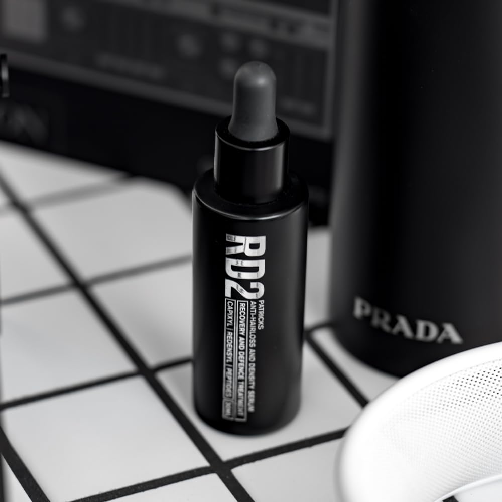 Patricks | RD2 Hair Loss Serum for Men | DHT Blocker | Hair Growth Oil for Thicker Fuller Hair & Scalp Care | Regrowth Stimulator | for Mild to Advanced Hair Loss | 1 Oz