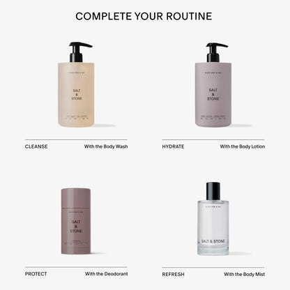  Salt & Stone Deodorant | Extra Strength Natural Deodorant for Women & Men | Aluminum Free with Seaweed Extracts, Shea Butter & Probiotics (Black Rose & Oud - 2.6 Fl Oz)