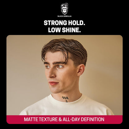 Slick Gorilla Firm Hold Clay Pomade for Men | 2.5 Oz | 