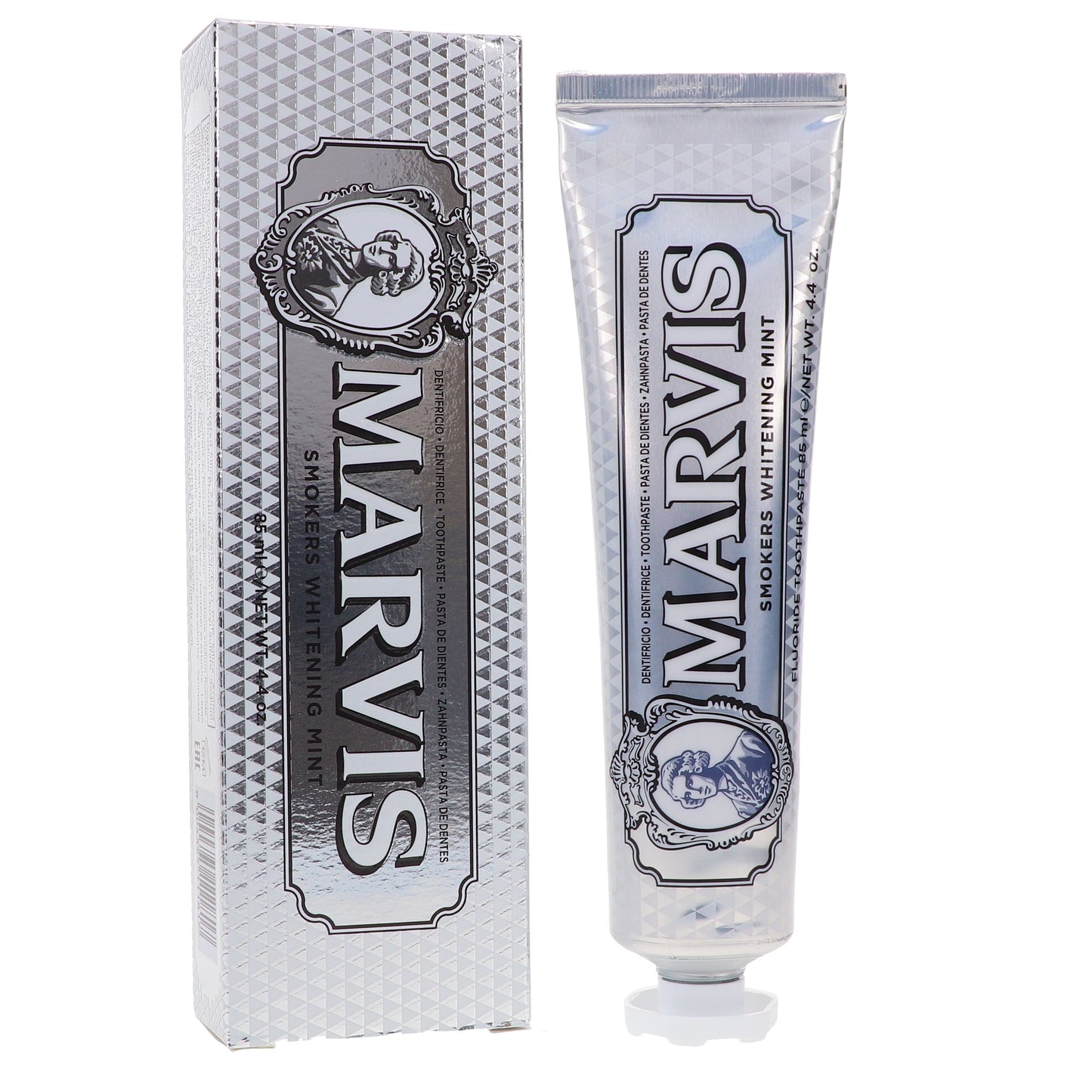  Marvis Toothpaste Smokers Whitening Mint 4.4 Oz
