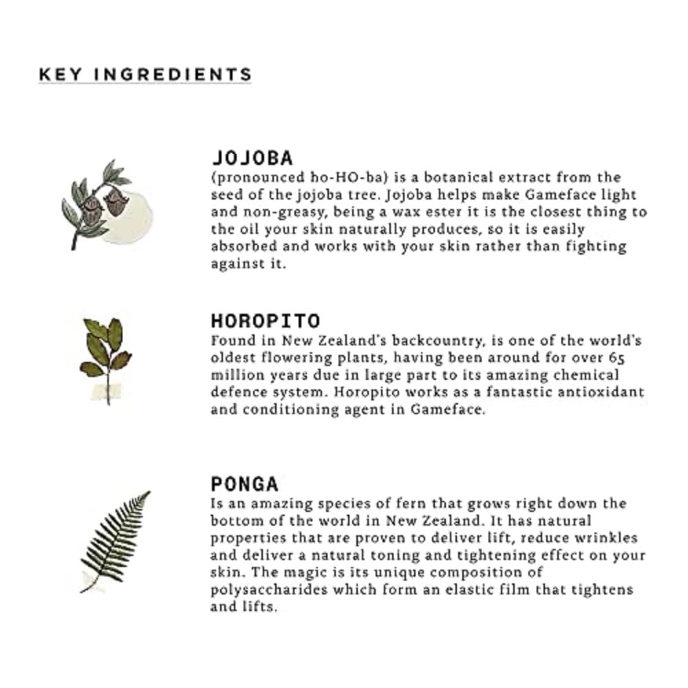  Triumph & Disaster | Gameface Moisturiser Jar | Hydrating Facial Moisturizer - Lightweight, Non-Greasy Facial Lotion for Men, 3.4 Oz