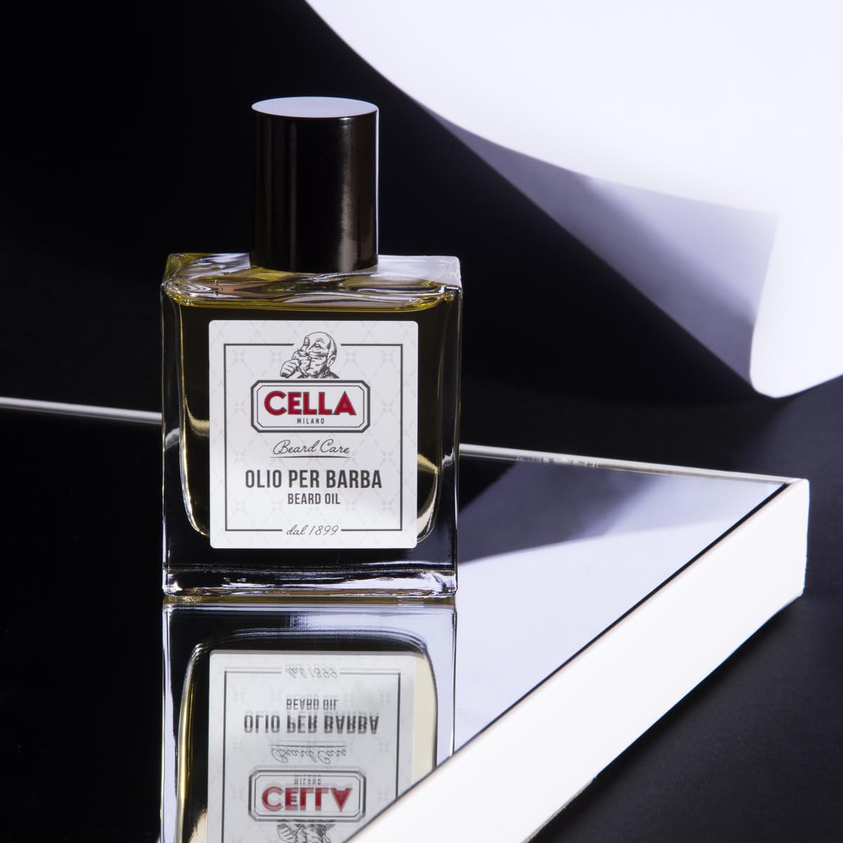 Cella Milano Beard Oil, 50 Ml., Made in Italy, Shines, Conditions and Tames Your Beard and Mustache.