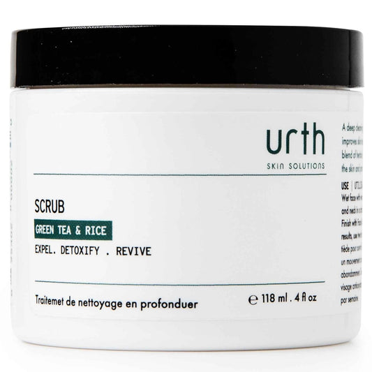 Urth Men'S Exfoliating Face Scrub with Green Tea & Rice (4 Oz), Deep Cleansing, Minimizes Blackheads, Smooths Skin, Daily Facial Scrub for Sensitive Skin, Exfoliator for Men, Revitalizes & Refresh