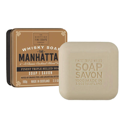 The Scottish Fine Soaps Company Scottish Soap Soap in a Tin the Manhattan
