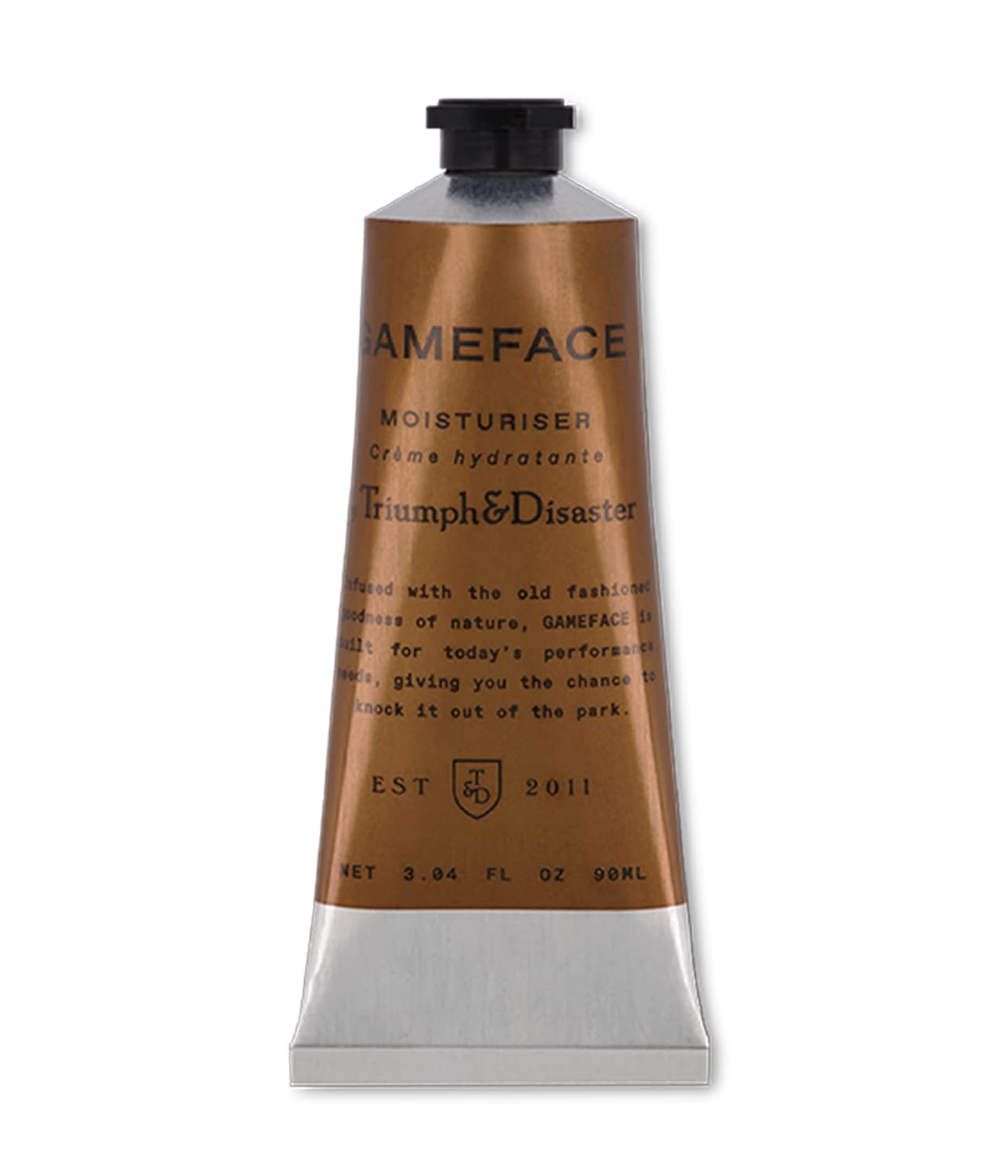Triumph & Disaster | Gameface Moisturizer Tube | Hydrating Facial Moisturizer - Lightweight, Non-Greasy Facial Lotion for Men, 3.04 Oz
