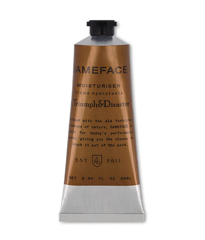 Triumph & Disaster | Gameface Moisturizer Tube | Hydrating Facial Moisturizer - Lightweight, Non-Greasy Facial Lotion for Men, 3.04 Oz