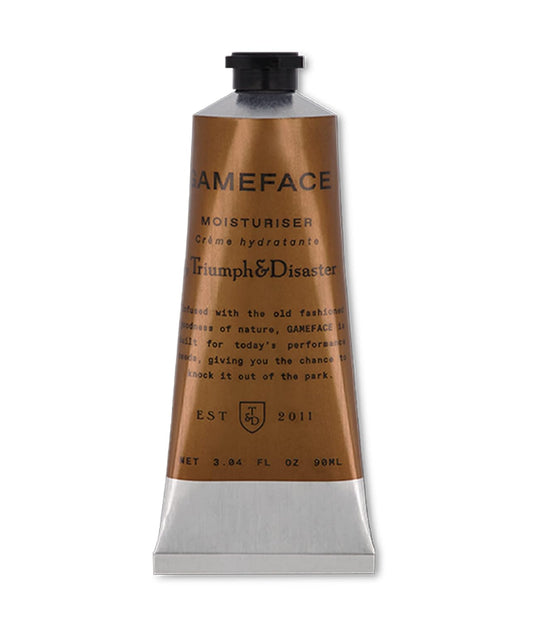 Triumph & Disaster | Gameface Moisturizer Tube | Hydrating Facial Moisturizer - Lightweight, Non-Greasy Facial Lotion for Men, 3.04 Oz