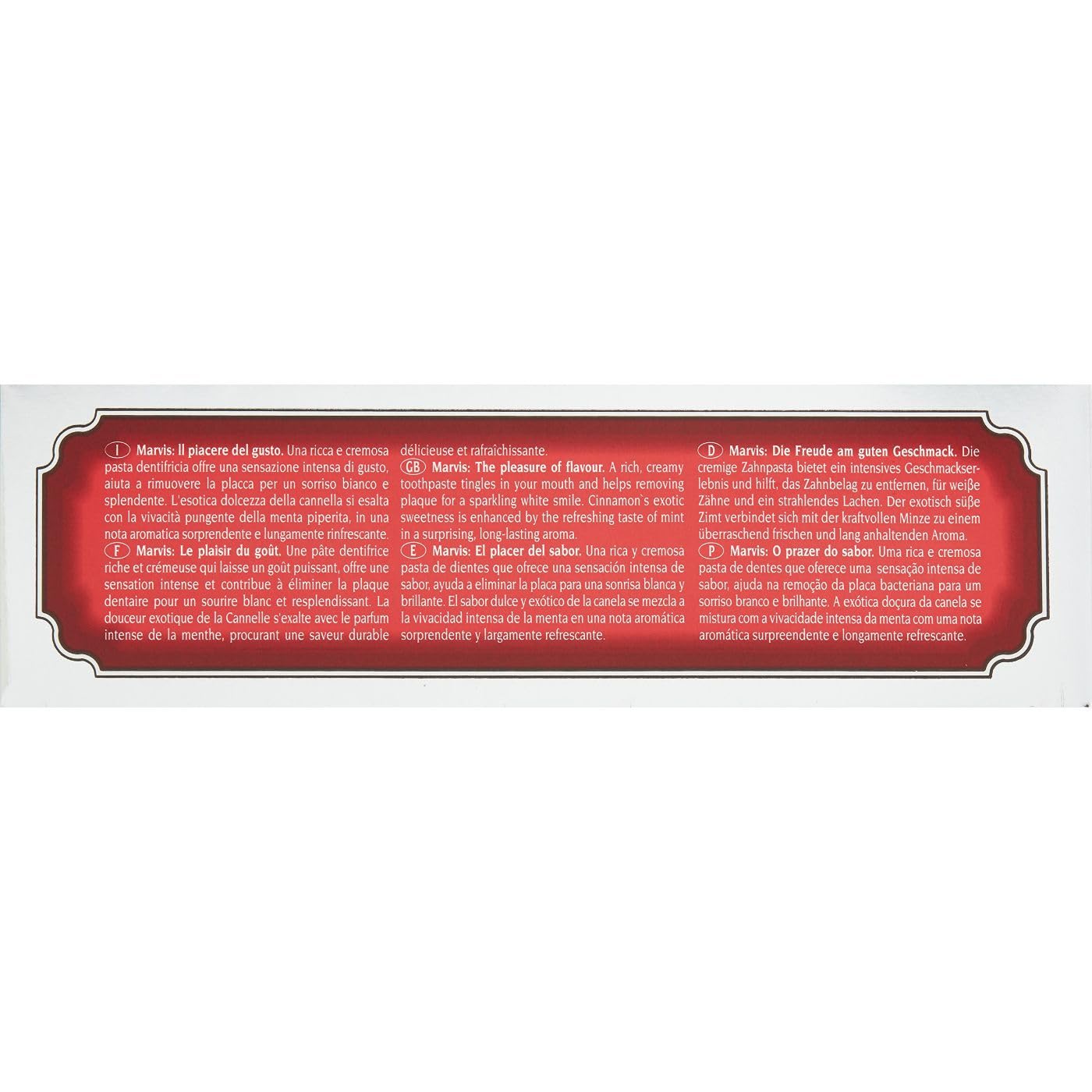 Marvis Cinnamon Mint Toothpaste