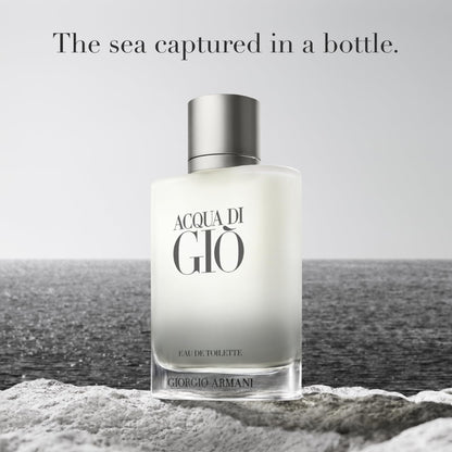Armani Beauty - Acqua Di Giò - Eau De Toilette - Cologne for Men - Long Lasting Fragrance with Bergamot Notes, Jasmine, White Musks, Patchouli & Cedarwood