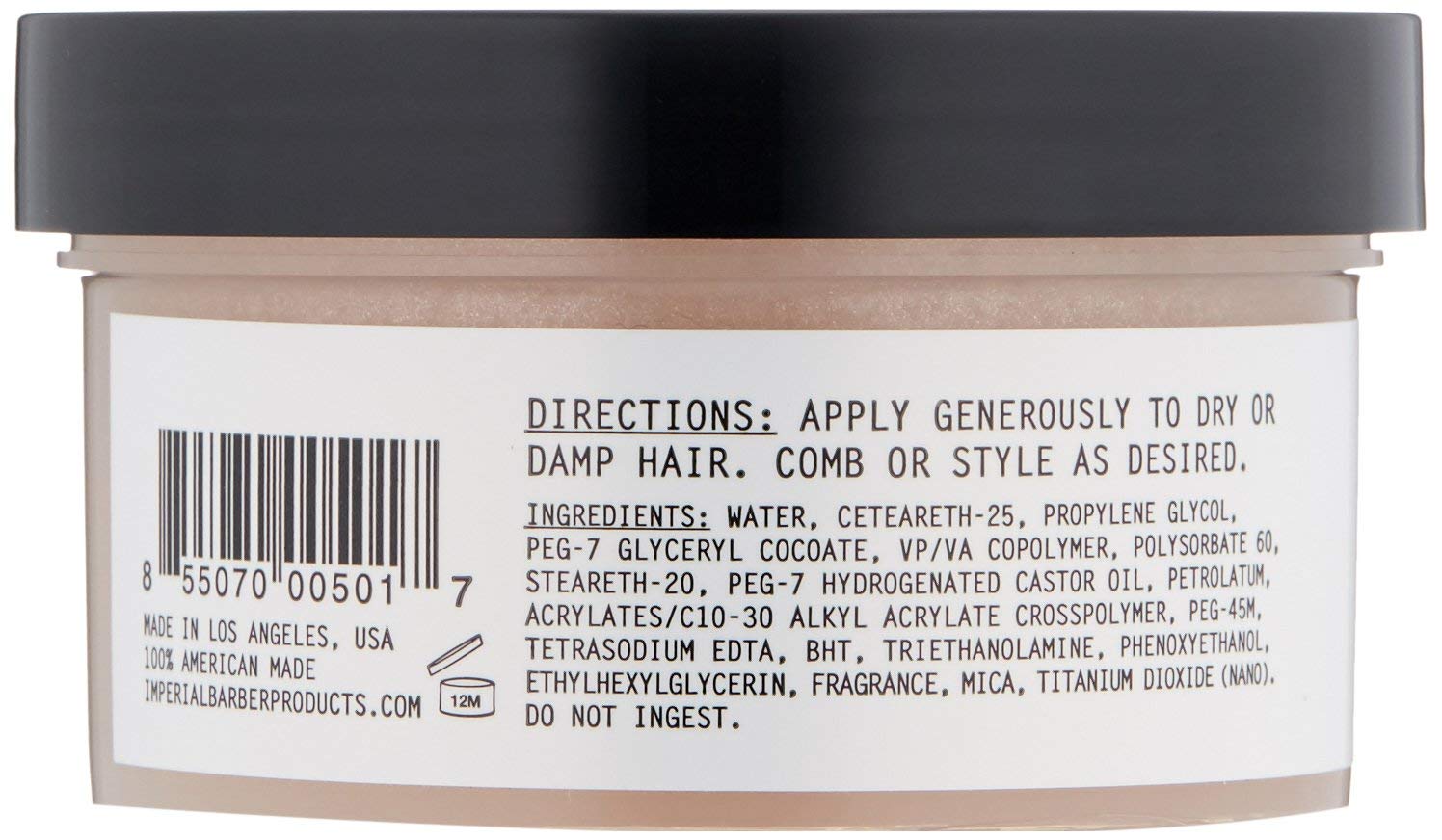 Fiber Pomade - Medium Hold Water-Based High Sheen Formula with Texturizing Fibers 6 Oz for Men'S Hair Styling