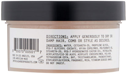 Fiber Pomade - Medium Hold Water-Based High Sheen Formula with Texturizing Fibers 6 Oz for Men'S Hair Styling