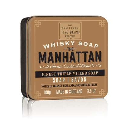 The Scottish Fine Soaps Company Scottish Soap Soap in a Tin the Manhattan