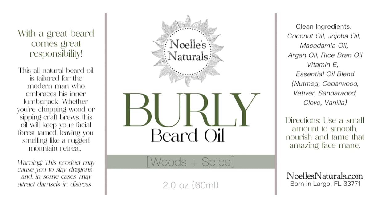 Burly Beard Oil [Woods + Spice]