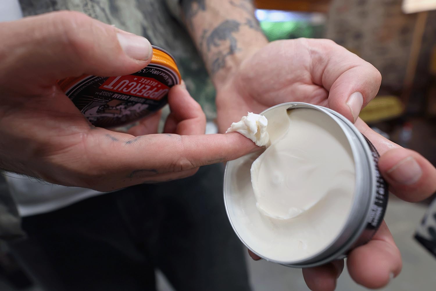 Uppercut Deluxe Texture Cream, Re-Workable, Pliable Hold, Natural Finish, 3.5 Oz / 100G